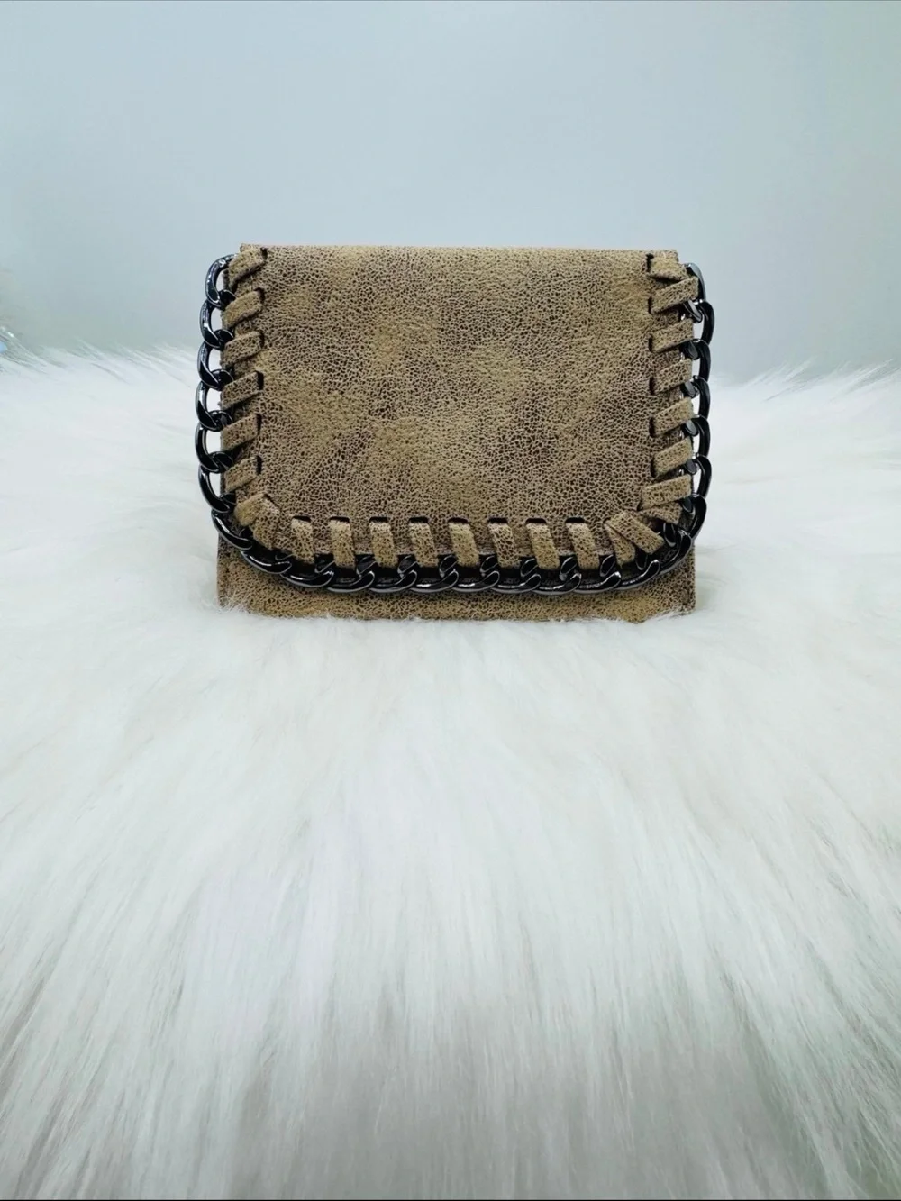 Khaki Apricot Card Serena Wallet